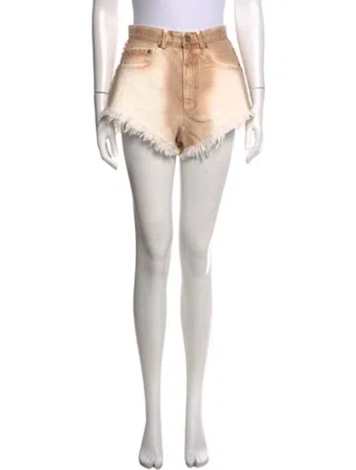 Pre-owned Lapointe Tie-dye Print Mini Shorts W/ Tags In Neutrals