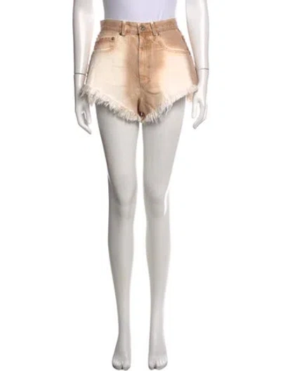 Pre-owned Lapointe Tie-dye Print Mini Shorts W/ Tags In Neutrals