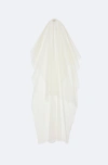 Lapointe Tulle Veil In Cream