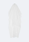 Lapointe Tulle Veil In White