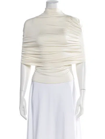 Pre-owned Lapointe Turtleneck Sleeveless Top W/ Tags In Neutral
