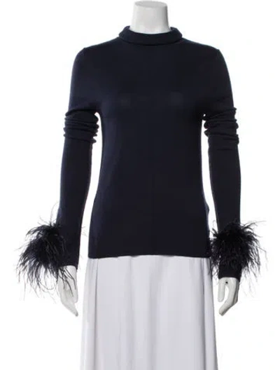 Pre-owned Lapointe Turtleneck Sweater In Blue