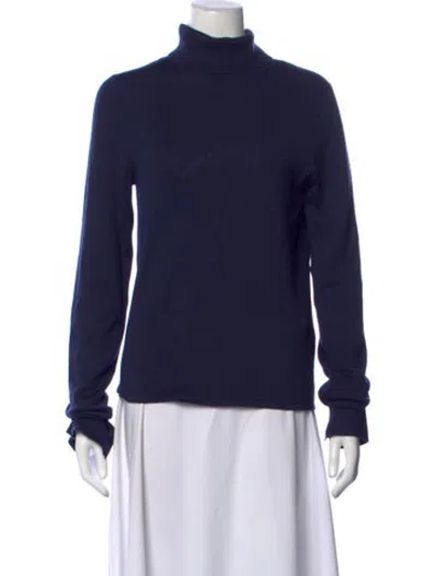Pre-owned Lapointe Turtleneck Sweater In Blue