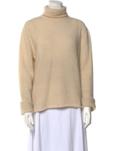Pre-owned Lapointe Turtleneck Sweater In Neutral