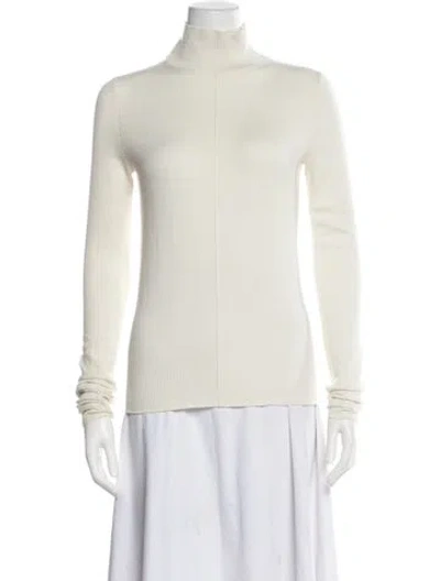 Pre-owned Lapointe Turtleneck Sweater In Neutral