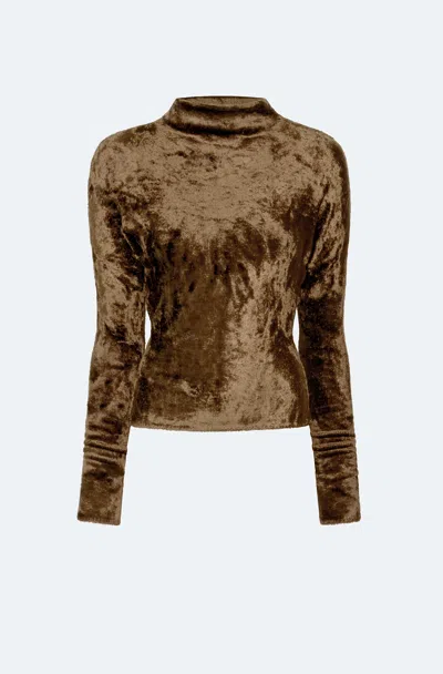 Lapointe Velvet Dolman Top In Multi