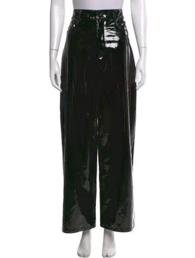 Pre-owned Lapointe Wide Leg Pants In Black