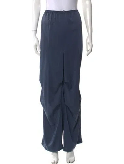 Pre-owned Lapointe Wide Leg Pants In Blue