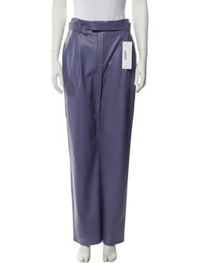 Pre-owned Lapointe Wide Leg Pants In Blue
