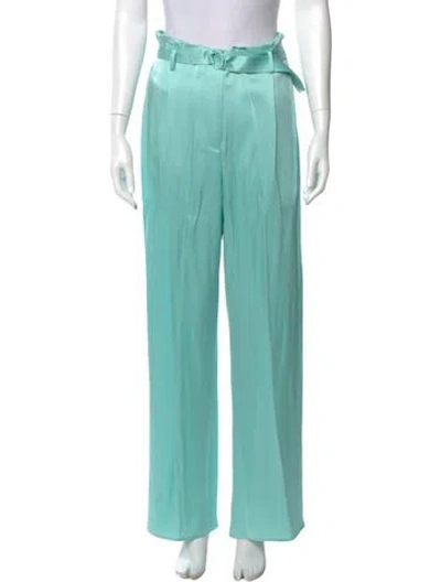 Pre-owned Lapointe Wide Leg Pants In Blue