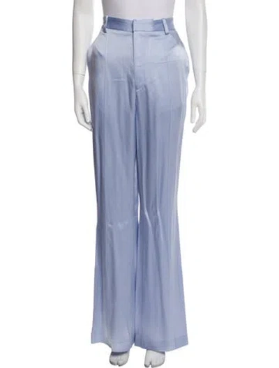 Pre-owned Lapointe Wide Leg Pants In Blue