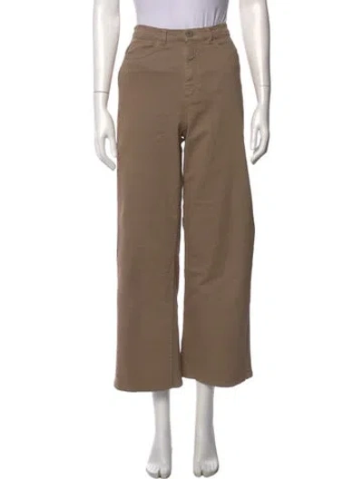Pre-owned Lapointe Wide Leg Pants In Brown