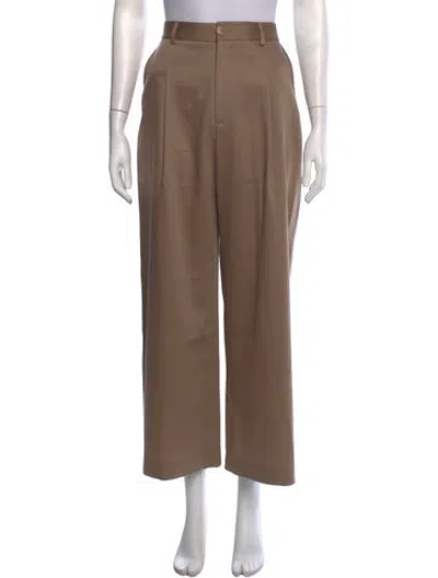 Pre-owned Lapointe Wide Leg Pants In Brown
