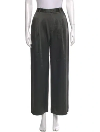 Pre-owned Lapointe Wide Leg Pants In Gray