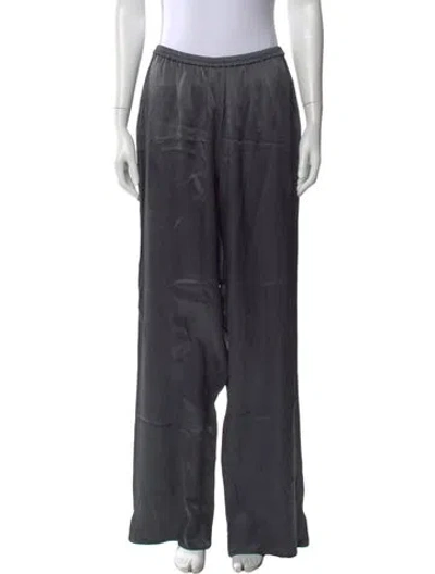 Pre-owned Lapointe Wide Leg Pants In Gray