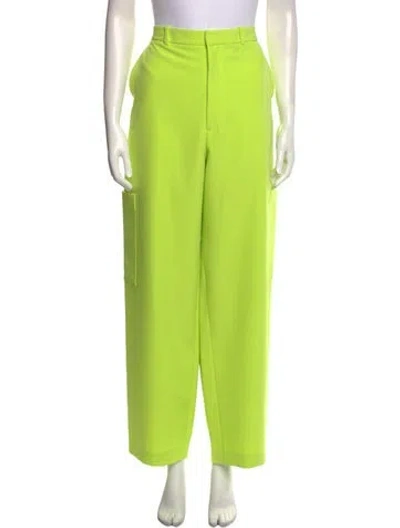 Pre-owned Lapointe Wide Leg Pants In Green