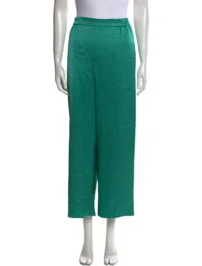 Pre-owned Lapointe Wide Leg Pants In Green