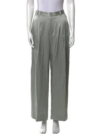 Pre-owned Lapointe Wide Leg Pants In Green