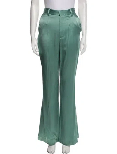 Pre-owned Lapointe Wide Leg Pants In Green