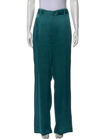 Pre-owned Lapointe Wide Leg Pants In Green