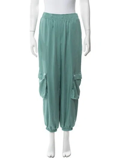Pre-owned Lapointe Wide Leg Pants In Green