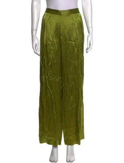 Pre-owned Lapointe Wide Leg Pants In Green