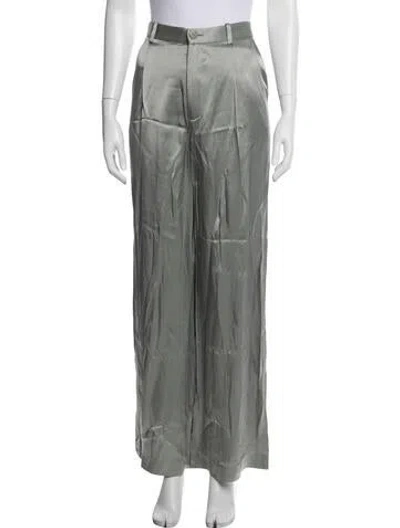 Pre-owned Lapointe Wide Leg Pants In Grey