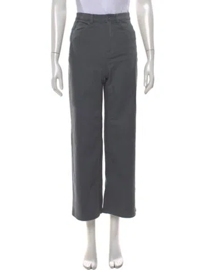 Pre-owned Lapointe Wide Leg Pants In Grey