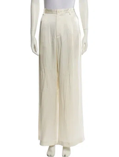 Pre-owned Lapointe Wide Leg Pants In Neutral