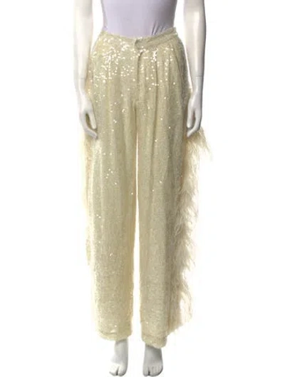 Pre-owned Lapointe Wide Leg Pants In Neutral