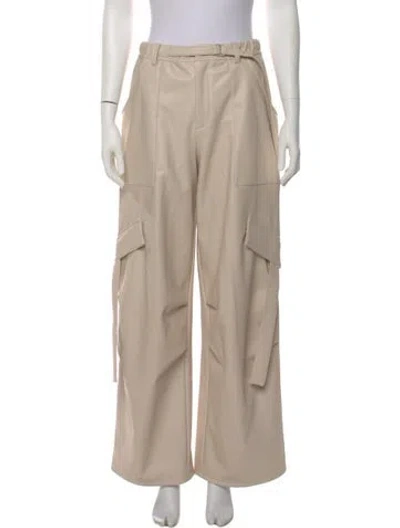Pre-owned Lapointe Wide Leg Pants In Neutral