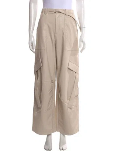 Pre-owned Lapointe Wide Leg Pants In Neutral