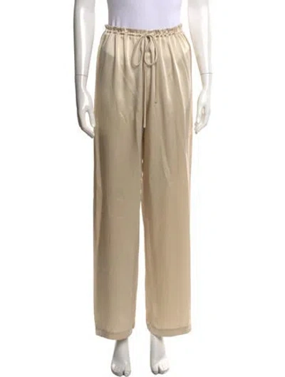 Pre-owned Lapointe Wide Leg Pants In Neutral