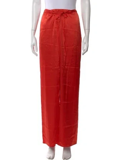Pre-owned Lapointe Wide Leg Pants In Orange