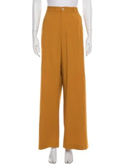 Pre-owned Lapointe Wide Leg Pants In Orange