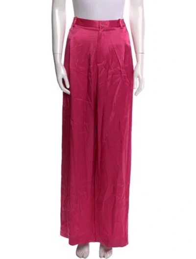 Pre-owned Lapointe Wide Leg Pants In Pink