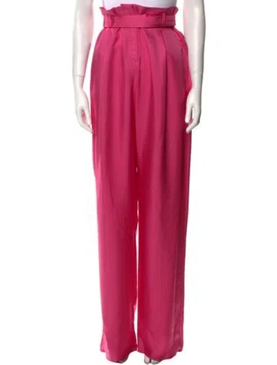 Pre-owned Lapointe Wide Leg Pants In Pink