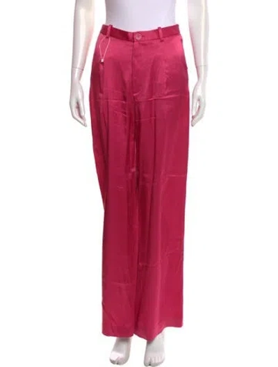 Pre-owned Lapointe Wide Leg Pants In Pink