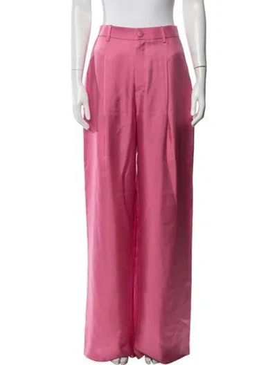 Pre-owned Lapointe Wide Leg Pants In Pink