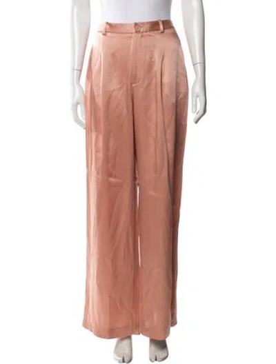 Pre-owned Lapointe Wide Leg Pants In Pink