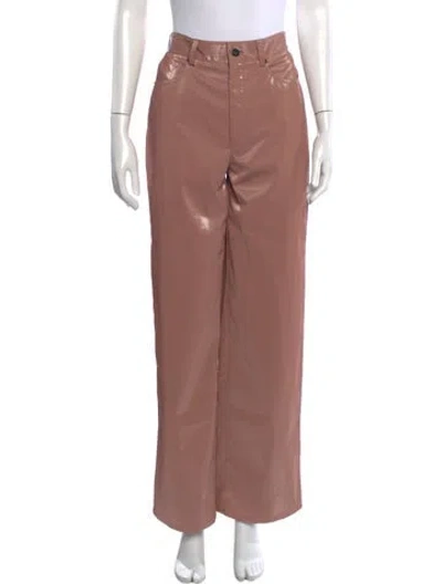 Pre-owned Lapointe Wide Leg Pants In Pink