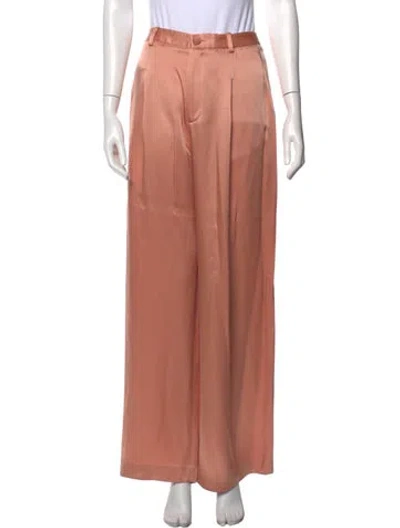 Pre-owned Lapointe Wide Leg Pants In Pink