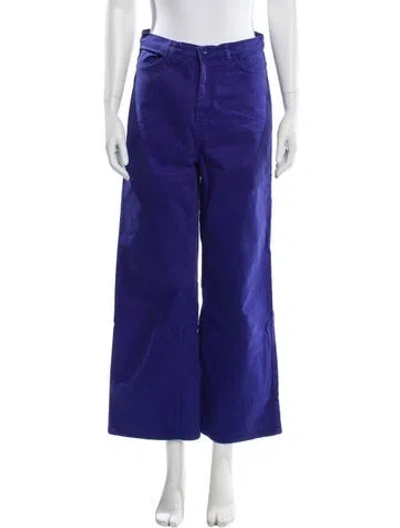 Pre-owned Lapointe Wide Leg Pants In Purple