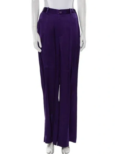 Pre-owned Lapointe Wide Leg Pants In Purple