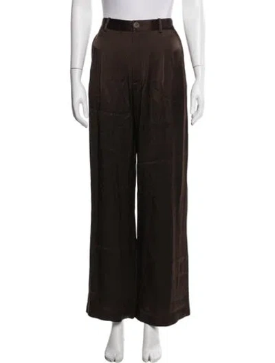 Pre-owned Lapointe Wide Leg Pants W/ Tags In Brown
