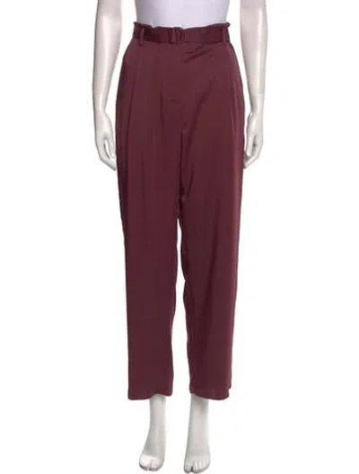 Pre-owned Lapointe Wide Leg Pants W/ Tags In Burgundy