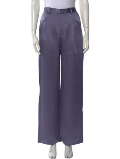 Pre-owned Lapointe Wide Leg Pants W/ Tags In Purple