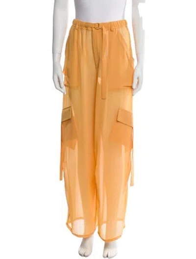 Pre-owned Lapointe Wide Leg Pants W/ Tags In Yellow
