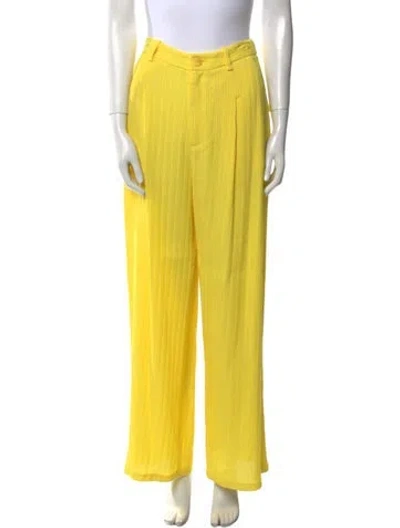 Pre-owned Lapointe Wide Leg Pants W/ Tags In Yellow