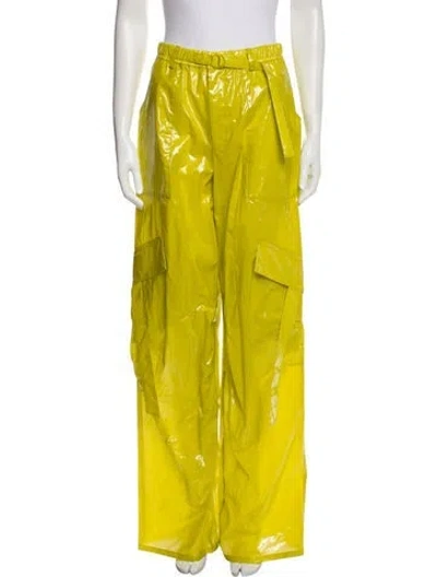 Pre-owned Lapointe Wide Leg Pants W/ Tags In Yellow